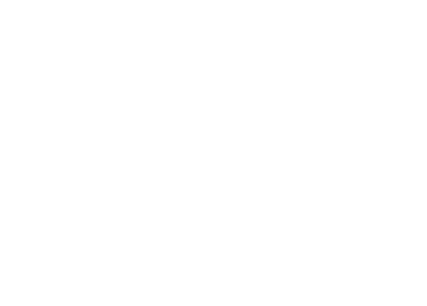 Barista pouring a latte