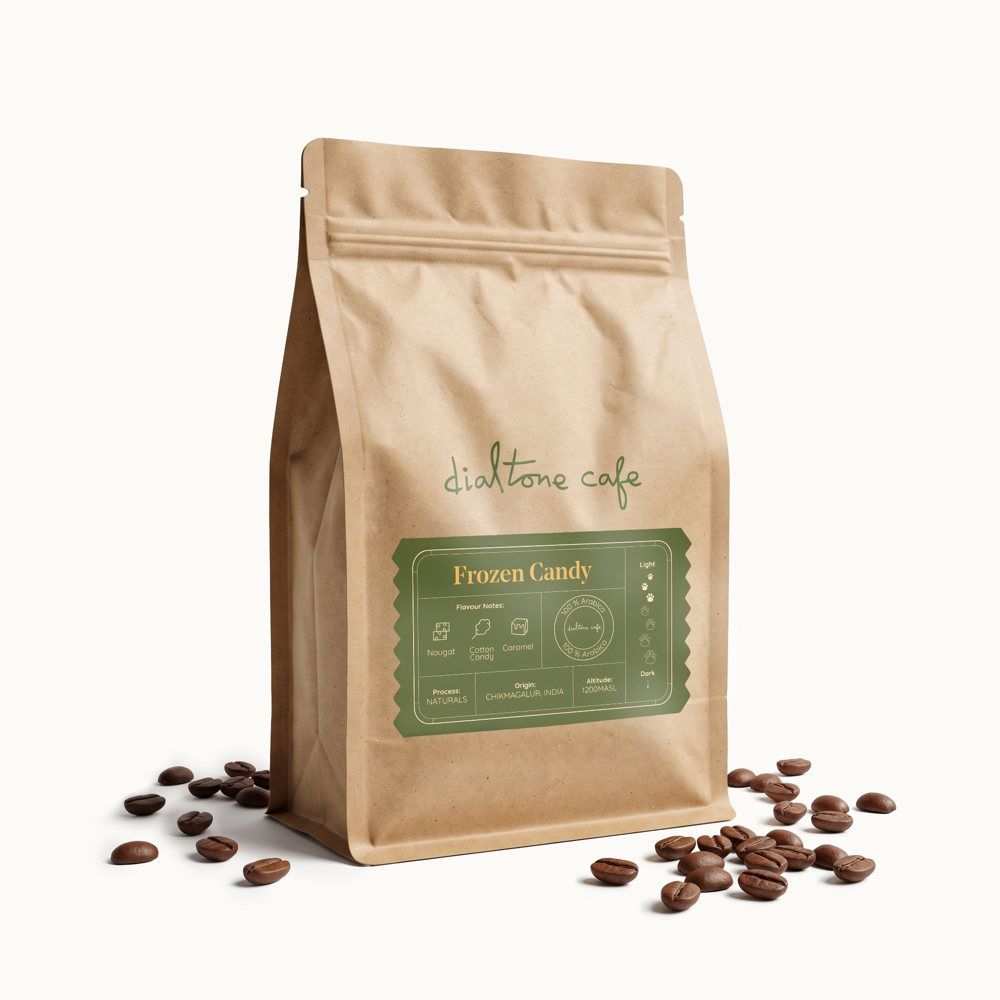 Dialtone Frozen Candy coffee bag