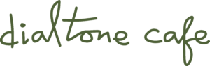 dialtone cafe logo green png